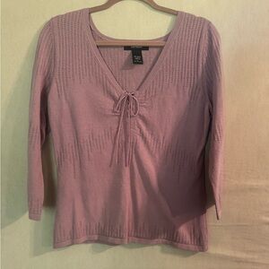 Express mauve colored top size large